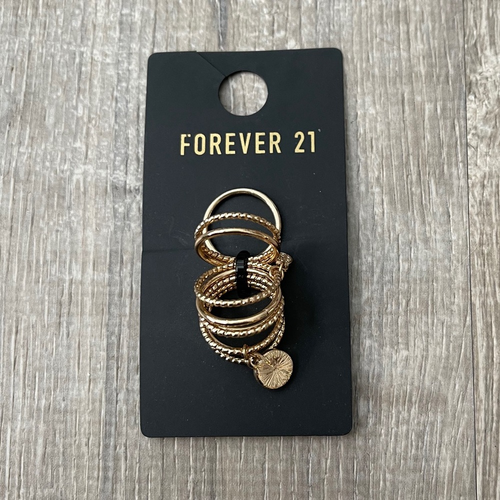 Forever 21 Gold Ring Stack